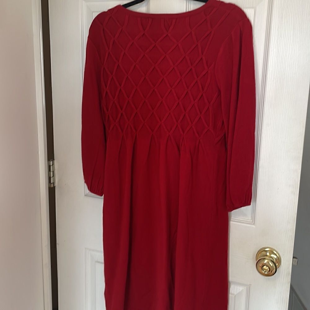 Red Sweater dress  - Picture 3 of 4